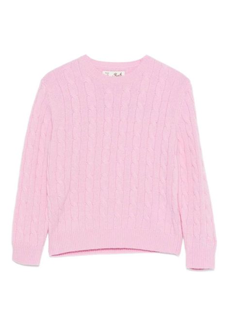 Pull a trecce SAINT BARTH | LYL004 LYLE BRAID WOOL00359I 23 BUBBLE PINK